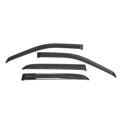 Black Horse Off Road - Black Horse Off Road [BHOR] |Tape On Rain Guard/Wind Deflectors|2019-2024 Ram 1500 Crew Cab|Smoke,4Pcs|#140540 - Image 10