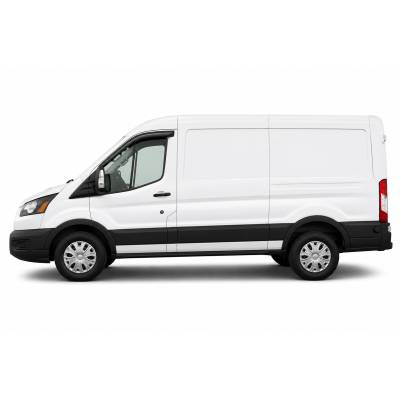 Black Horse Off Road - Black Horse Off Road [BHOR] |Tape On Rain Guard/Wind Deflectors|2015-2025 Ford Transit-150 /2015-2025 Ford Transit-250 /2015-2025 Ford Transit-350 HD |Smoke,2Pcs|#140676 - Image 3
