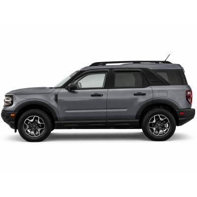 Black Horse Off Road - Black Horse Off Road [BHOR] |Tape On Rain Guard/Wind Deflectors|2021-2024 Ford Bronco Sport |Smoke,4Pcs|#140713 - Image 3