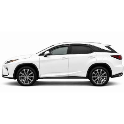 Black Horse Off Road - Black Horse Off Road [BHOR] |Tape On Rain Guard/Wind Deflectors|2016-2022 Lexus RX350 /2016-2022 Lexus RX450H |Smoke,4Pcs|#141113 - Image 3