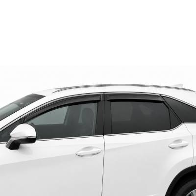 Black Horse Off Road - Black Horse Off Road [BHOR] |Tape On Rain Guard/Wind Deflectors|2016-2022 Lexus RX350 /2016-2022 Lexus RX450H |Smoke,4Pcs|#141113 - Image 4