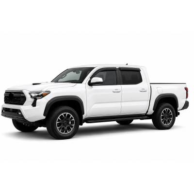 Black Horse Off Road - Black Horse Off Road [BHOR] |Tape On Rain Guard/Wind Deflectors|2016-2023 Toyota Tacoma Crew Cab|Smoke,4Pcs|#141648 - Image 15