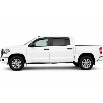 Black Horse Off Road - Black Horse Off Road [BHOR] |Tape On Rain Guard/Wind Deflectors|2007-2021 Toyota Tundra Double Cab|Smoke,4Pcs|#141655 - Image 10