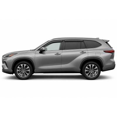 Black Horse Off Road - Black Horse Off Road [BHOR] |Tape On Raind Guard/Wind Deflectors|2020-2024 Toyota Highlander |Smoke,4Pcs|#141665 - Image 9