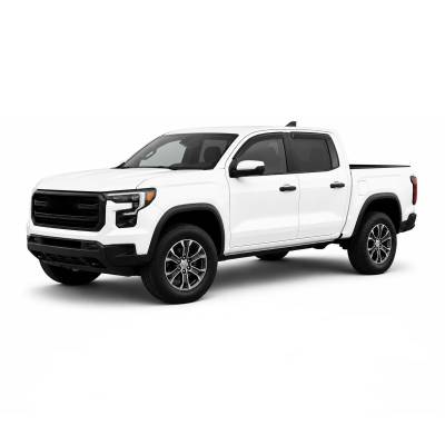 Black Horse Off Road - Black Horse Off Road [BHOR] |Tape On Rain Guard/Wind Deflectors|2023-2024 Chevrolet Colorado Crew Cab/2023-2024 GMC Canyon Crew Cab|Smoke,4Pcs|#144218 - Image 6