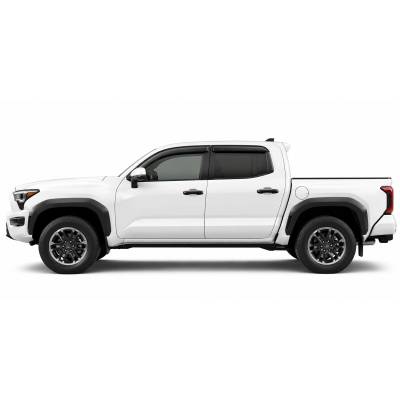Black Horse Off Road - Black Horse Off Road [BHOR] |Tape On Rain Guard/Wind Deflectors|2024-2026 Toyota Tacoma Crew Cab  |Smoke,4Pcs|#144270 - Image 10