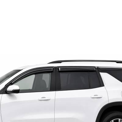 Black Horse Off Road - Black Horse Off Road [BHOR] |Tape On Rain Guard/Wind Deflectors|2018-2024 Chevrolet Traverse |Smoke,4Pcs|#144553 - Image 6