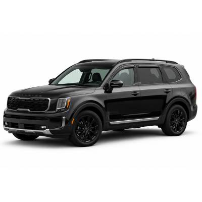 Black Horse Off Road - Black Horse Off Road [BHOR] |Tape On Rain Guard/Wind Deflectors|2020-2024 Kia Telluride |Smoke,4Pcs|#144711 - Image 6