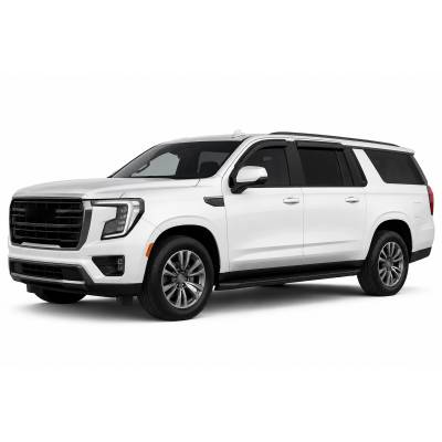 Black Horse Off Road - Black Horse Off Road [BHOR] |Tape On Rain Guard/Wind Deflectors|2021-2024 GMC Yukon XL /2021-2024 Chevrolet Suburban /2021-2024 Cadillac Escalade ESV |Smoke,4Pcs|#144716 - Image 8