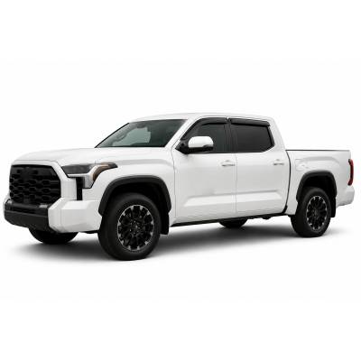 Black Horse Off Road - Black Horse Off Road [BHOR] |Tape On Rain Guard/Wind Deflectors|2022-2026 Toyota Tundra Crew Max|Smoke,4Pcs|#144888 - Image 10