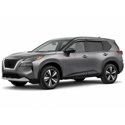 Black Horse Off Road - Black Horse Off Road [BHOR] |Tape On Rain Guard/Wind Deflectors|2021-2024 Nissan Rogue |Smoke,4Pcs|#144902 - Image 6
