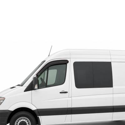 Black Horse Off Road - Black Horse Off Road [BHOR] |Tape On Rain Guard/Wind Deflectors|2006-2018 Mercedes-Benz Sprinter |Smoke,2Pcs|#145319 - Image 9