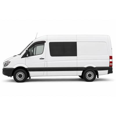 Black Horse Off Road - Black Horse Off Road [BHOR] |Tape On Rain Guard/Wind Deflectors|2006-2018 Mercedes-Benz Sprinter |Smoke,2Pcs|#145319 - Image 10