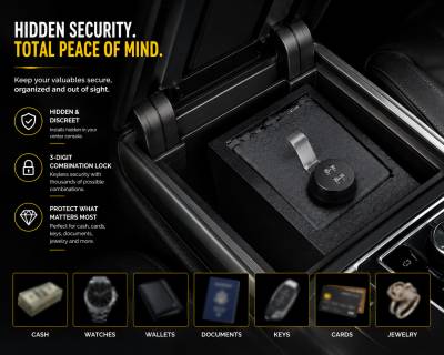 Black Horse Off Road - Center Console Safe-Black-2019-2023 BMW X5|Black Horse Off Road - Image 2