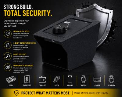 Black Horse Off Road - Center Console Safe-Black-2019-2023 BMW X5|Black Horse Off Road - Image 5