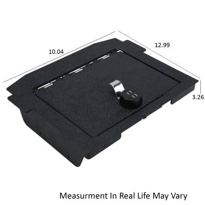 Black Horse Off Road - Center Console Safe-Black-2019-2024 Ram 1500-2500-3500|Black Horse Off Road - Image 9