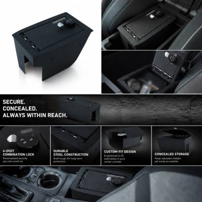 Black Horse Off Road - Center Console Safe-Black-2021-2024 Ford Bronco Sport|Black Horse Off Road - Image 8