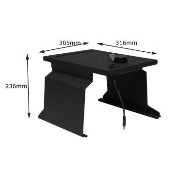 Black Horse Off Road - Center Console Safe-Black-2012-2014 Ford F-150|Black Horse Off Road - Image 9