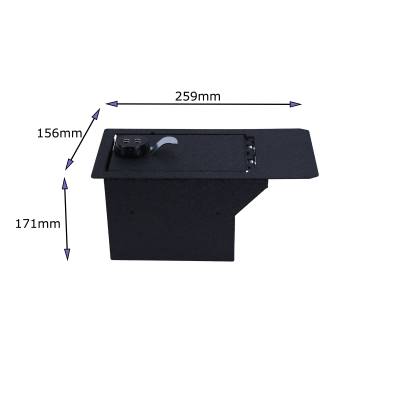 Black Horse Off Road - Center Console Safe-Black-2021-2024 Ford Mustang Mach-E |Black Horse Off Road - Image 7