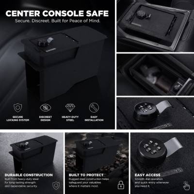 Black Horse Off Road - Center Console Safe-Black-2017-2022 Honda CR-V|Black Horse Off Road - Image 5