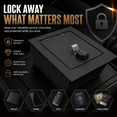 Black Horse Off Road - Center Console Safe-Black-Ridgeline/Passport/Pilot|Black Horse Off Road - Image 4