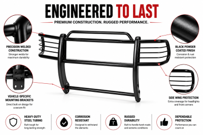 Black Horse Off Road - Grille Guard-Black-Expedition/F-150|Black Horse Off Road - Image 2