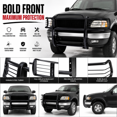 Black Horse Off Road - Grille Guard-Black-Expedition/F-150|Black Horse Off Road - Image 7