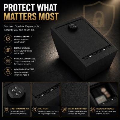 Black Horse Off Road - Center Console Safe-Black-2021-2023 Tesla X|Black Horse Off Road - Image 3