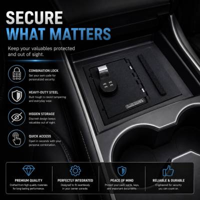 Black Horse Off Road - Center Console Safe-Black-Y/3|Black Horse Off Road - Image 3