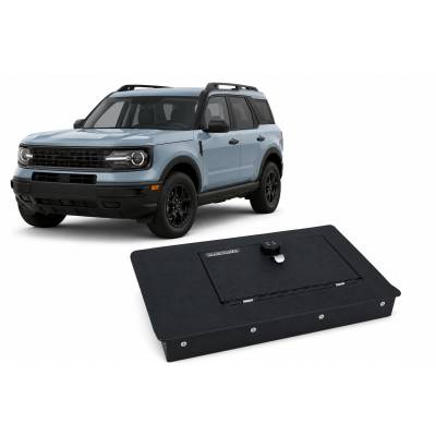 Black Horse Off Road - Rear Under Seat Console Safe-Black-2021-2024 Ford Bronco Sport|Black Horse Off Road - Image 2