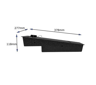 Black Horse Off Road - Under Seat Storage Console Safe-Black-2014-2019  Silverado 1500/2014-2019  Sierra 1500/2015-2020  Silverado 2500 HD/2015-2020  Silverado 3500 HD/2015-2020  Sierra 2500 HD/2015-2020  Sierra 3500 HD|Black Horse Off Road - Image 9