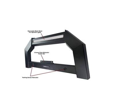Black Horse Off Road - Armour Bull Bar-Matte Black-2011-2019 Chevrolet Silverado 2500 HD/3500 HD|Black Horse Off Road - Image 3