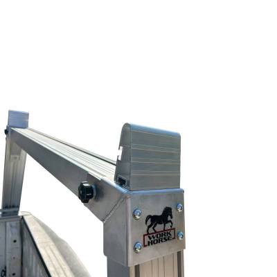 Black Horse Off Road - Base K2 Rack-6.5' Bed Silver Aluminum- All 3/4-ton trucks with 6.4ft to 6.7ft bed length|Black Horse off Road - Image 18
