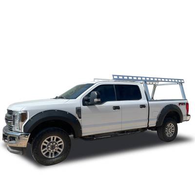 Black Horse Off Road - Base K2 Over Cab Rack-Silver-2004-2026 Silverado&Sierra 1500&Titan|2009-2026 Dodge Ram 1500|2011-2026 Ram 2500|2001-2026 F-150|2022-2026 F-150 Lightning|2007-2026 Tundra|Black Horse off Road - Image 3