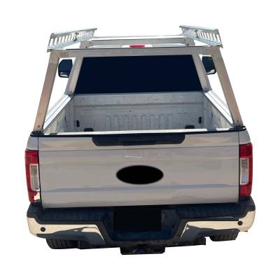 Black Horse Off Road - Base K2 Over Cab Rack-Silver-2004-2026 Silverado&Sierra 1500&Titan|2009-2026 Dodge Ram 1500|2011-2026 Ram 2500|2001-2026 F-150|2022-2026 F-150 Lightning|2007-2026 Tundra|Black Horse off Road - Image 6