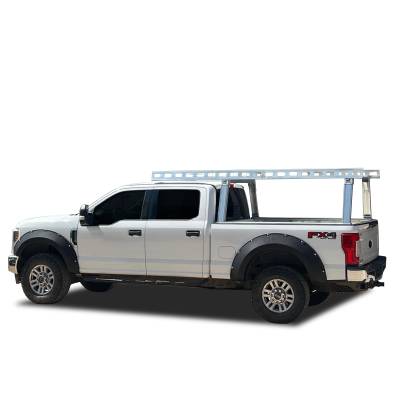 Black Horse Off Road - Base K2 Over Cab Rack-Silver-All 3/4-ton trucks with 6.4ft to 6.7ft bed length|Black Horse Off Road - Image 3