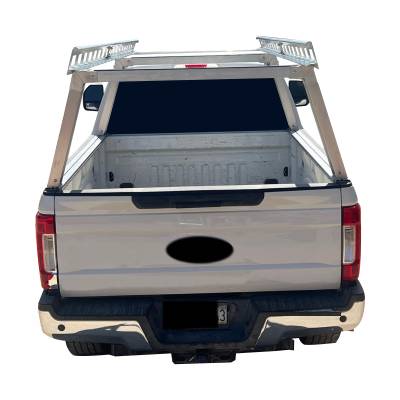 Black Horse Off Road - Base K2 Over Cab Rack-Silver-All 3/4-ton trucks with 6.4ft to 6.7ft bed length|Black Horse Off Road - Image 5