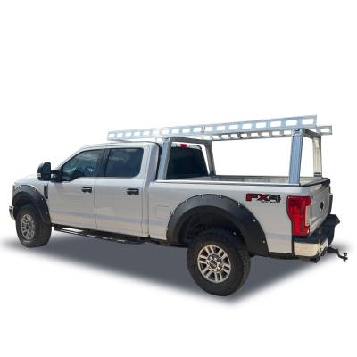 Black Horse Off Road - Base K2 Over Cab Rack-Silver-3/4-ton trucks with 8ft bed length|Black Horse off Road - Image 8