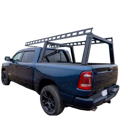 Black Horse Off Road - Base K2 Over Cab Rack-Black-2004-2026 Silverado&Sierra 1500&Titan|2009-2026 Dodge Ram 1500|2011-2026 Ram 2500|2001-2026 F-150|2022-2026 F-150 Lightning|2007-2026 Tundra|Black Horse off Road - Image 5