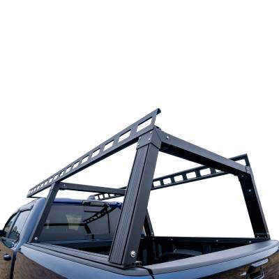 Black Horse Off Road - Base K2 Over Cab Rack-Black-2004-2026 Silverado&Sierra 1500&Titan|2009-2026 Dodge Ram 1500|2011-2026 Ram 2500|2001-2026 F-150|2022-2026 F-150 Lightning|2007-2026 Tundra|Black Horse off Road - Image 9