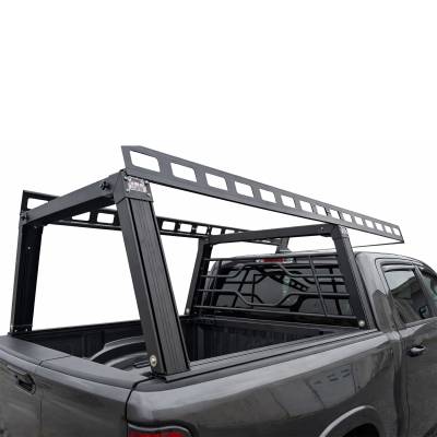 Black Horse Off Road - Base K2 Over Cab Rack-Black-2004-2026 Silverado&Sierra 1500&Titan|2009-2026 Dodge Ram 1500|2011-2026 Ram 2500|2001-2026 F-150|2022-2026 F-150 Lightning|2007-2026 Tundra|Black Horse off Road - Image 15