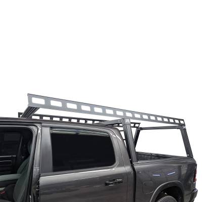 Black Horse Off Road - Base K2 Over Cab Rack-Black-2004-2026 Silverado&Sierra 1500&Titan|2009-2026 Dodge Ram 1500|2011-2026 Ram 2500|2001-2026 F-150|2022-2026 F-150 Lightning|2007-2026 Tundra|Black Horse off Road - Image 14
