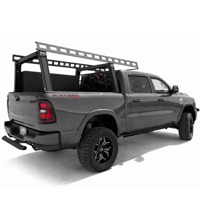 Black Horse Off Road - Base K2 Over Cab Rack-Black-2004-2026 Silverado&Sierra 1500&Titan|2009-2026 Dodge Ram 1500|2011-2026 Ram 2500|2001-2026 F-150|2022-2026 F-150 Lightning|2007-2026 Tundra|Black Horse off Road - Image 26