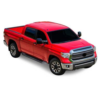 Black Horse Off Road - Armour Heavy Duty Steel Running Boards Black For 2007-2021 Toyota Tundra | Black Horse Off Road - Image 2