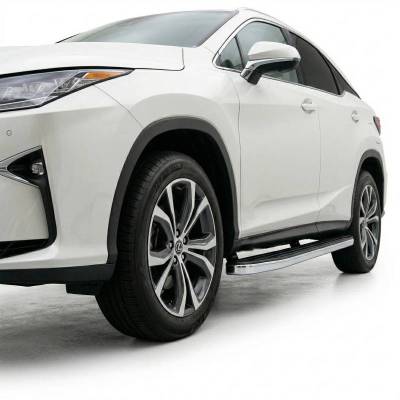 Black Horse Off Road - Premium Running Boards Black For 2016-2022 Lexus RX350|2016-2022 Lexus RX450h | Black Horse Off Road - Image 2