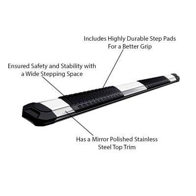 Black Horse Off Road - Cutlass Running Boards Stainless Steel For 2019-2026 Ram 1500 | Black Horse Off Road - Image 8