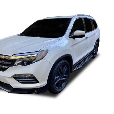 Black Horse Off Road - Peerless Running Boards Black For 2016-2022 Honda Pilot|2019-2025 Honda Passport|2017-2025 Honda Ridgeline | Black Horse Off Road - Image 3