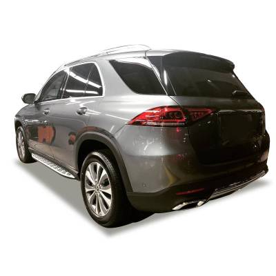 Black Horse Off Road - OEM Replica Running Boards Silver For 2020-2026 Mercedes-Benz GLE350|2020-2026 Mercedes-Benz GLE43 AMG|2020-2026 Mercedes-Benz GLE450|2020-2026 Mercedes-Benz GLE63 AMG | Black Horse Off Road - Image 1