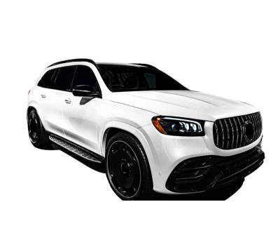 Black Horse Off Road - OEM Replica Running Boards Silver For 2020-2026 Mercedes-Benz GLS450|2020-2026 Mercedes-Benz GLS580|2020-2026 Mercedes-Benz GLS63 AMG | Black Horse Off Road - Image 5