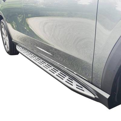 Black Horse Off Road - OEM Replica Running Boards Silver For 2020-2026 Mercedes-Benz GLS450|2020-2026 Mercedes-Benz GLS580|2020-2026 Mercedes-Benz GLS63 AMG | Black Horse Off Road - Image 7